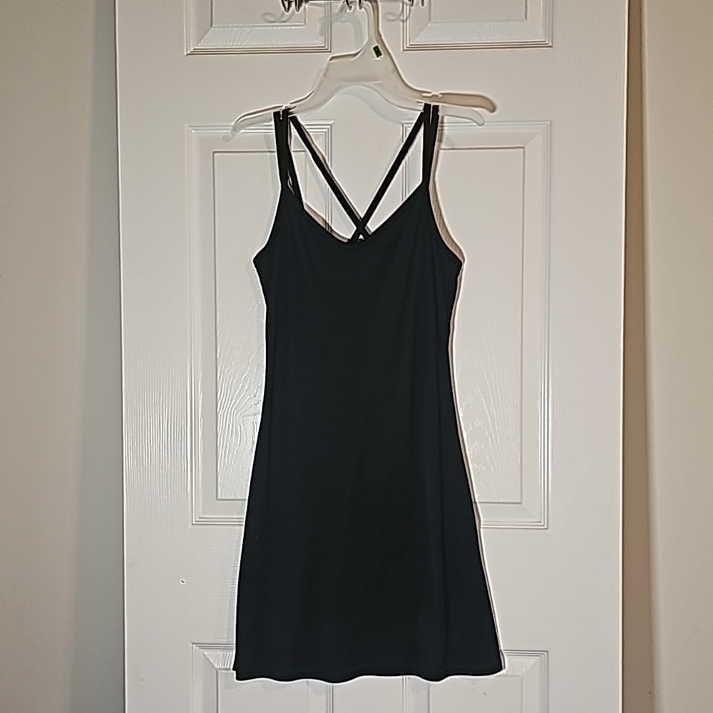 IZ California Strappy Black Vintage Slip Dress No Size Tag Fits S /M